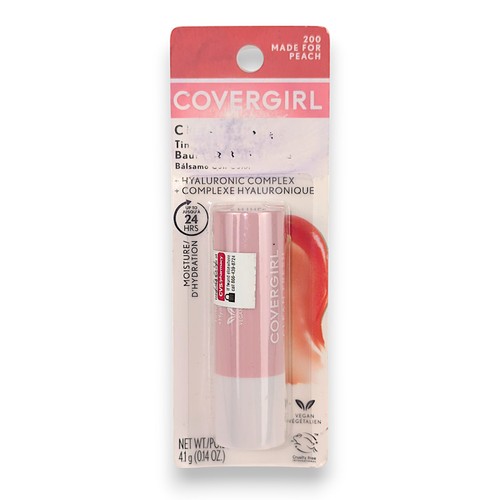 1 Covergirl Clean Fresh Tinted Lip Balm #200 Made For Peach 24hr Moisture - Picture 1 of 2