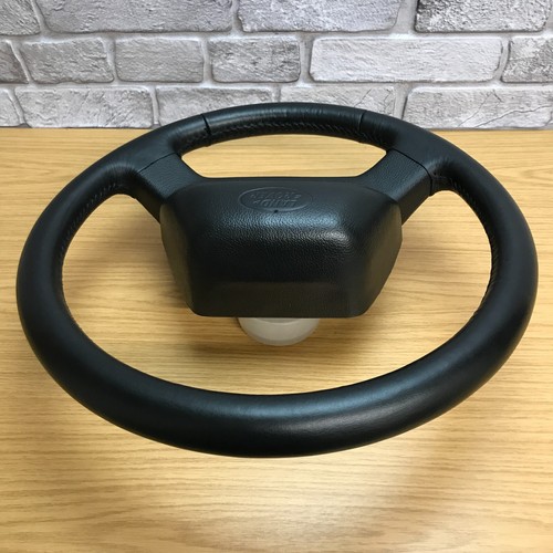 GENUINE Land Rover Defender XS leather 48 SPLINE steering wheel. RETRIMMED. 1A - Picture 5 of 9