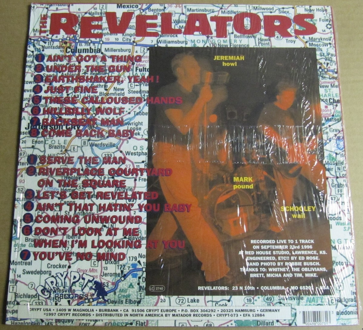 米LP The Revelators We Told You Not To Cross Us... CRYPT073 Crypt Records /00260 The Revelators - We Told You Not To Cross Us LP Crypt