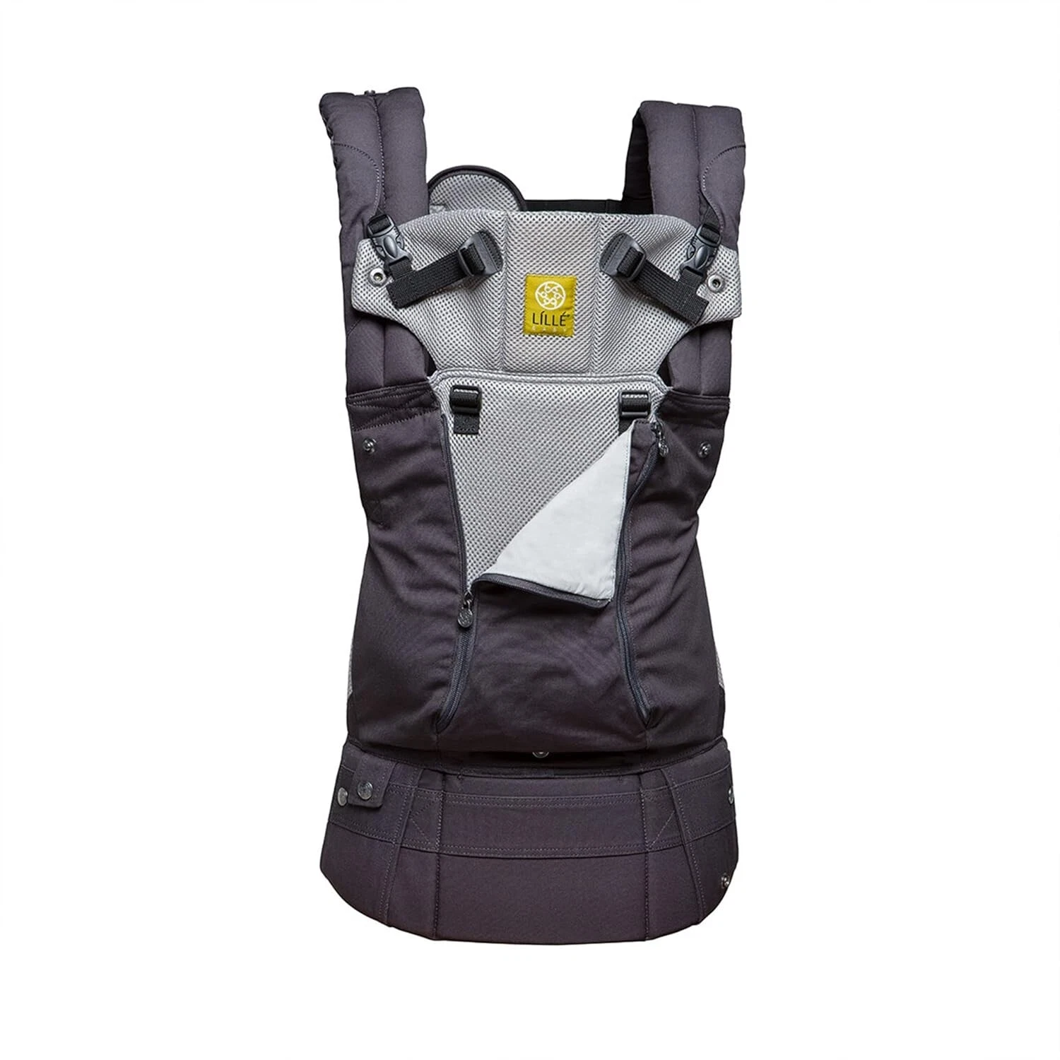 Lillebaby Complete Airflow Baby Carrier Cotton Mesh Lille Lumbar Support Silver
