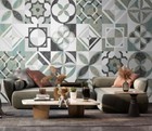 3D Tile Pattern G844 Wallpaper Wall Murals Removable Self-adhesive Honey