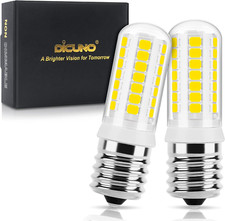 E17 LED Bulb Under Microwave Oven Lights, Daylight White 5000K, 3W 40W Halogen