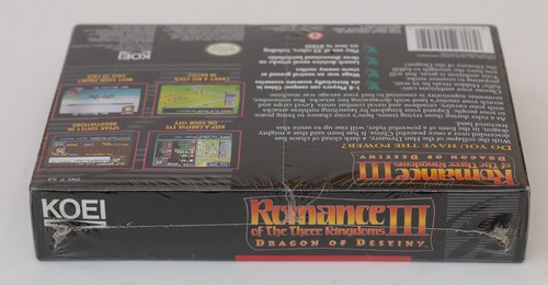 Romance of the Three Kingdoms III Dragon of Destiny - Super Nintendo SNES - Nuevo - Imagen 4 de 11