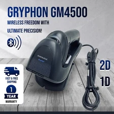 Datalogic Gryphon GM4500 Barcode Scanner w/Cradle & Accessories 1 YEAR WARRANTY!