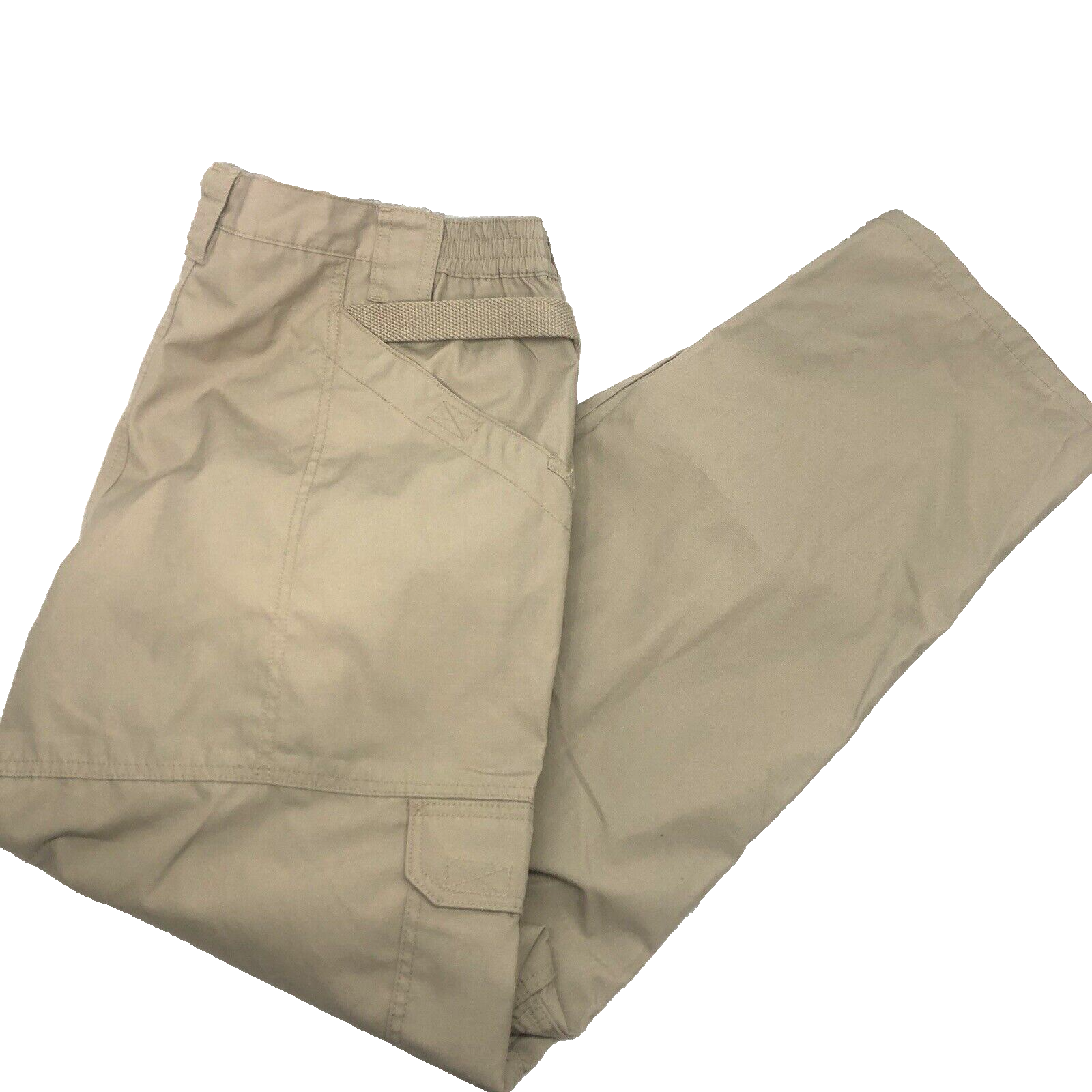5.11 Tactical Pants 44 x 33 Khaki Canvas Rip Stop Cargo Work Taclite Pro