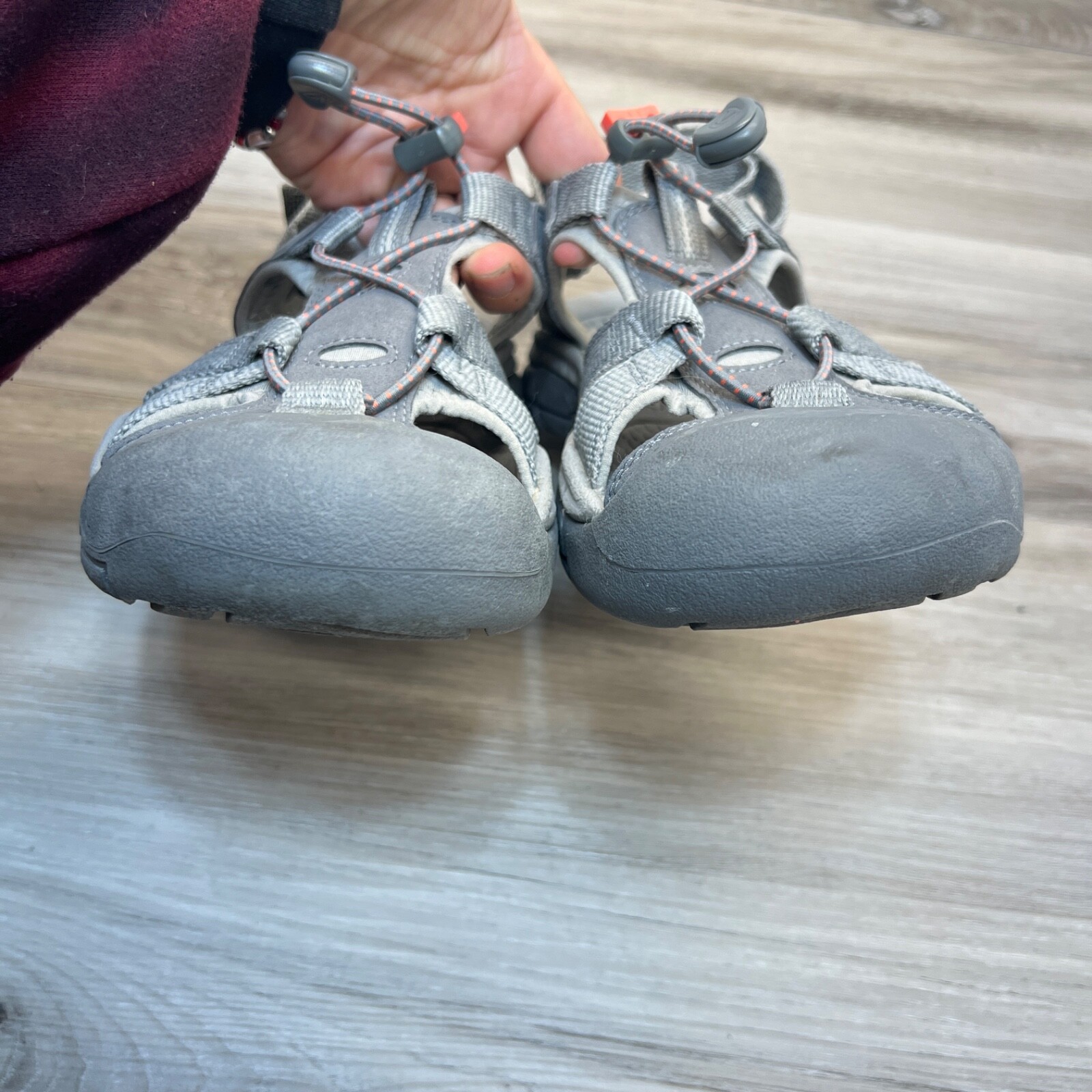 Sandali da pescatore Keen Ravine H2 1023290 da donna grigio acciaio punta chiusa taglia 7 5