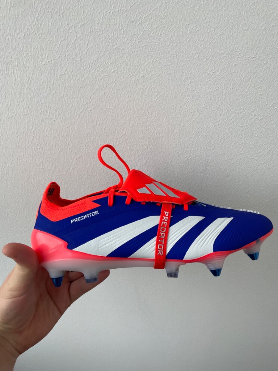 ADIDAS PREDATOR ELITE FT SG BLUE/ORANGE SOCCER CLEATS BOOTS ADIDAS PREDATOR ELITE FT SG BLUE/ORANGE SOCCER CLEATS BOOTS