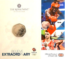 Believe Extraordinary Oficial Product Of TEAM GB 2021 Royal Mint 50p Coin
