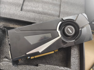 MSI NVIDIA GeForce GTX 1080 8GB Aero GDDR5X Graphics Card