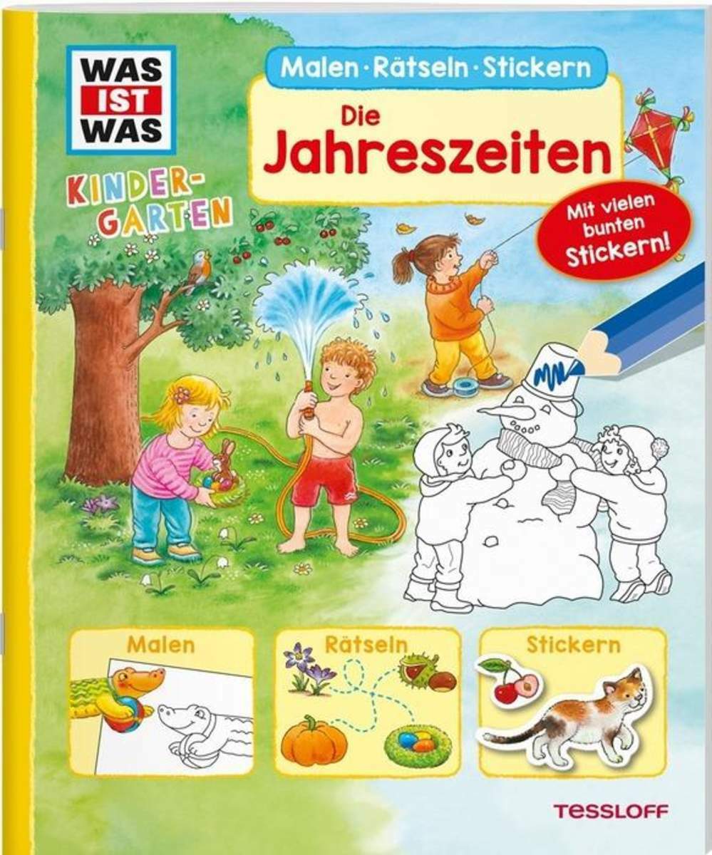 Thumbnail - Tessloff Was Ist Was Kindergarten Malen Rätseln Stickern. Die