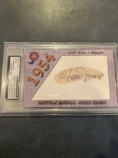 Willie Mays 1/13 Historic Autographs Capitol Of Baseball Series 1