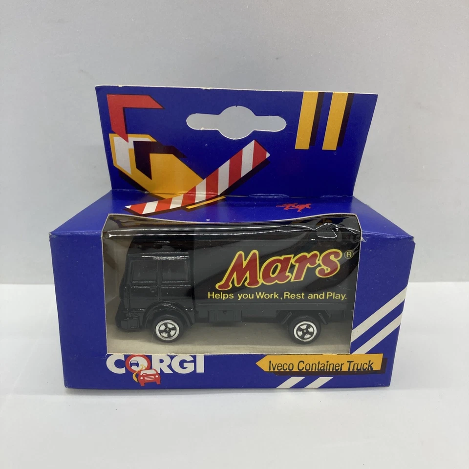 Corgi Iveco Container Mars Candy Delivery Truck 1984 Great Britain #J9 Sealed - Image 2 of 4