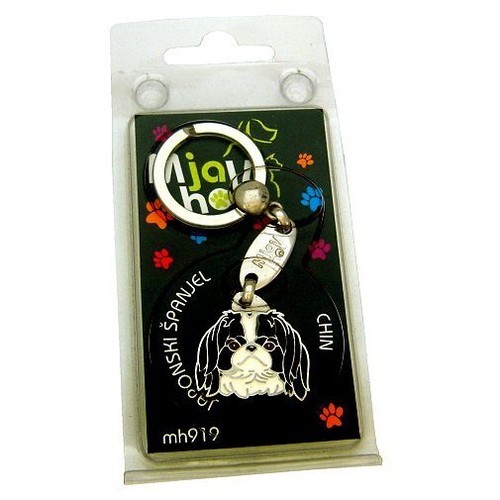 Hundeausweismarke, Japanischer Spaniel - Kinn, personalisiert, graviert, Handarbeit, Charm - Bild 7 von 9