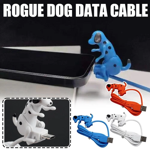 100cm USB Data Cable Cord For Android TYPE-C Cell Phone Fu nny Dog J8F6