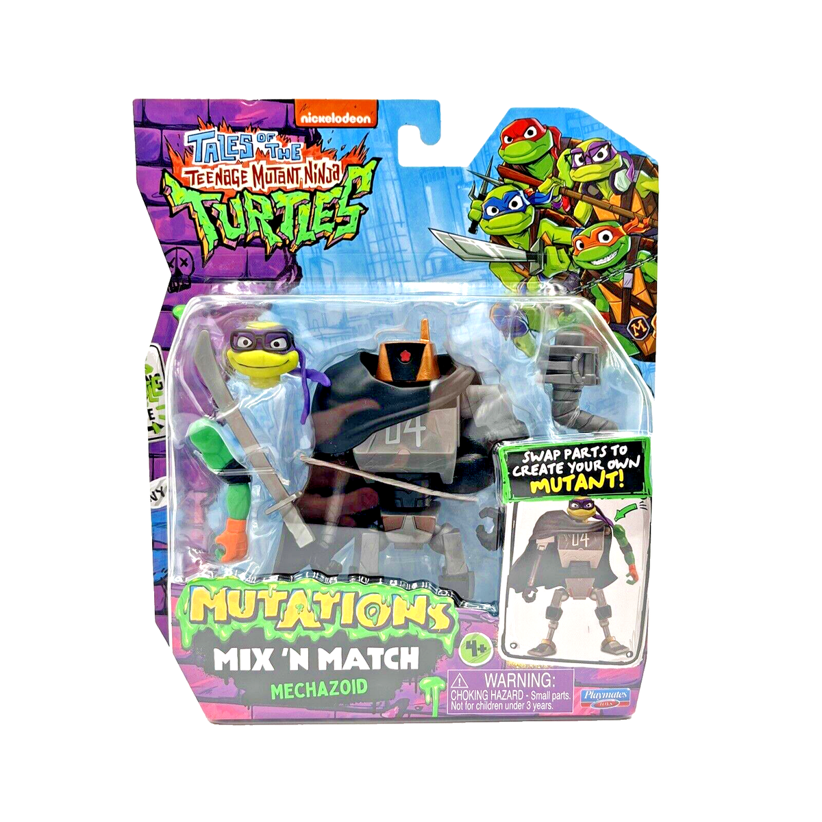 Teenage Mutant Ninja Turtles Mechazoid Mutations Mix Match Tales