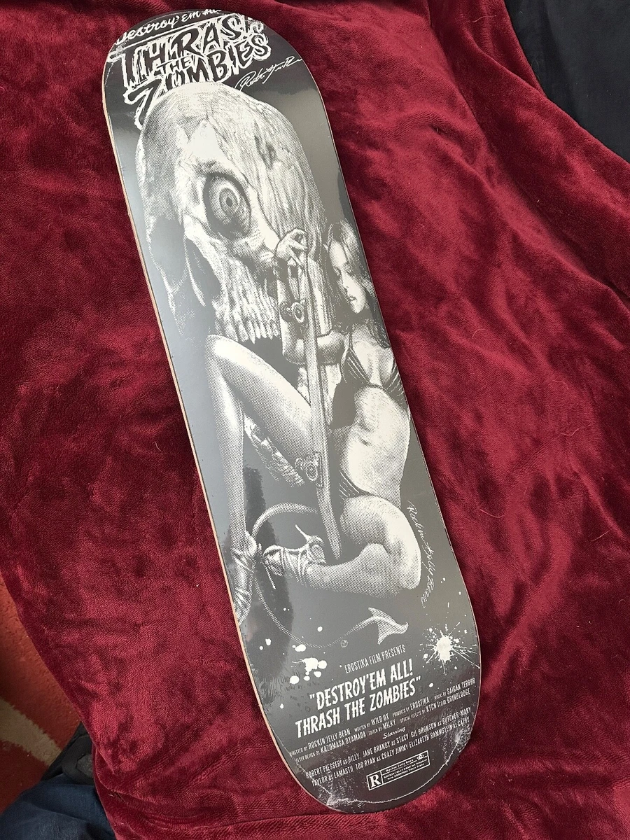 Rocking Jelly Bean Skateboard Deck Skull Skater Devil Girl Unused Imported JP