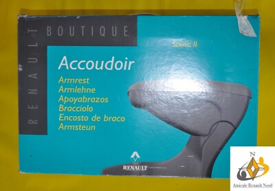 Neu original Renault Boutique Scenic II Armlehne Anthrazit # 7711223920