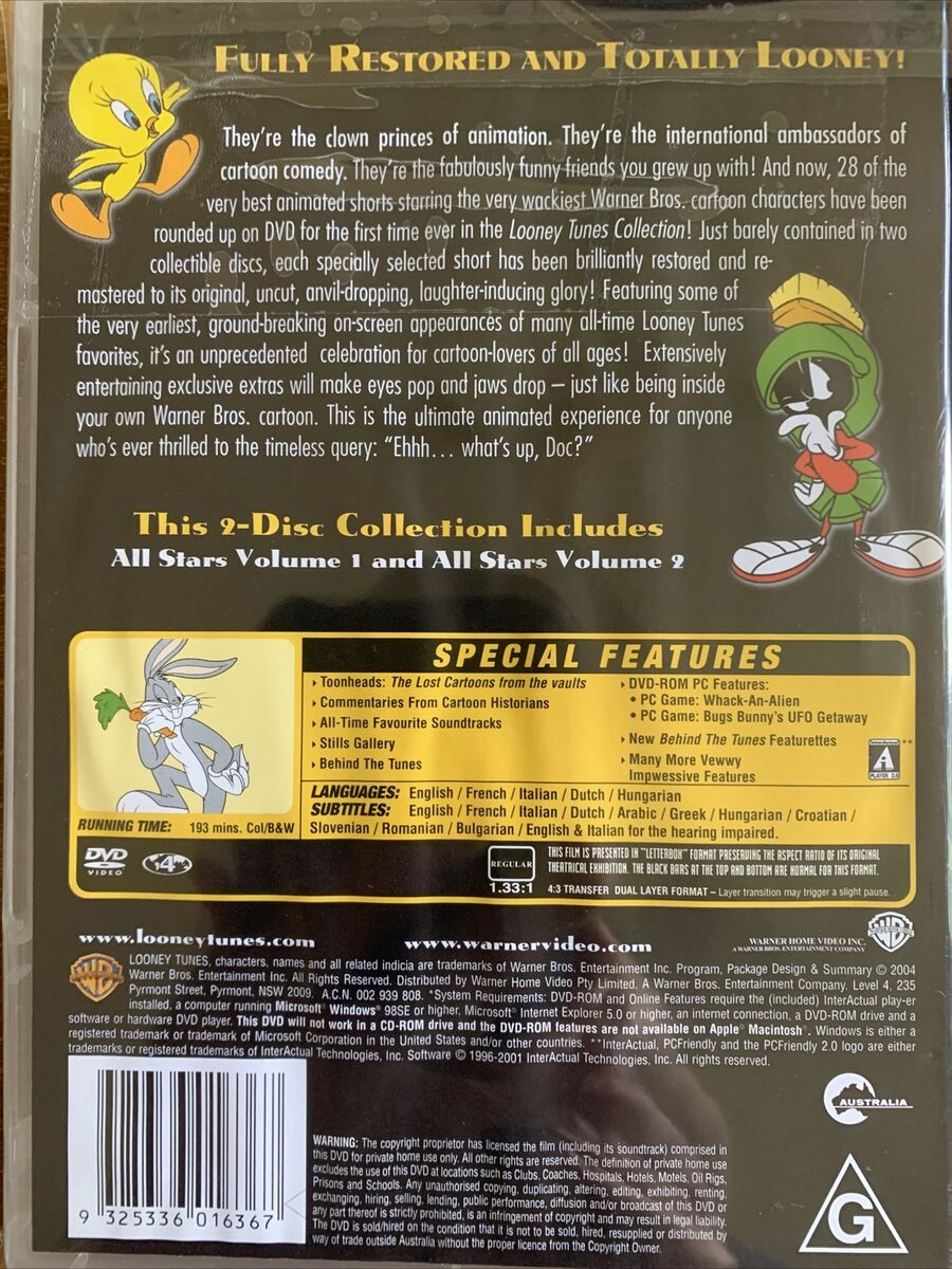 Looney Tunes All Star : Collection 1-2 (DVD, 2003) for sale Looney Tunes All Star : Collection 1-2 (DVD, 2003) for sale