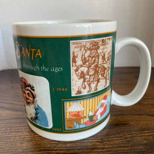 Santa Claus Coffee Cup Mug Santa Through the Ages 1784~1982 Mug Gallery Original - Picture 5 of 9