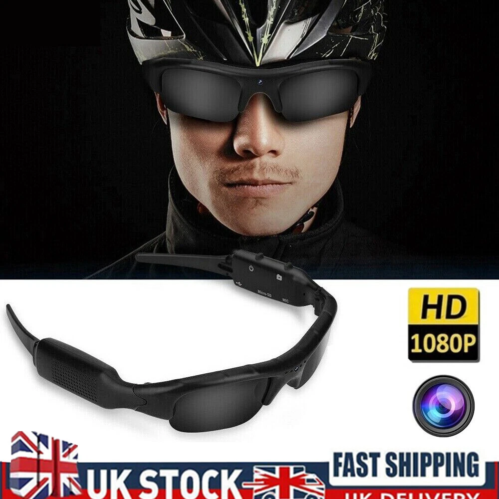 Mini HD S6 Glasses Camera 1080P Eyeglass Sports Sunglasses Cam Eyewear Recorder