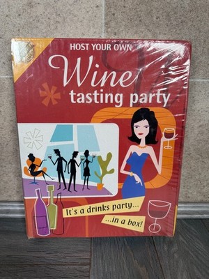 New Cheatwell Games Wine Tasting Party Box Age 18 Plus Brnad New And Sealed