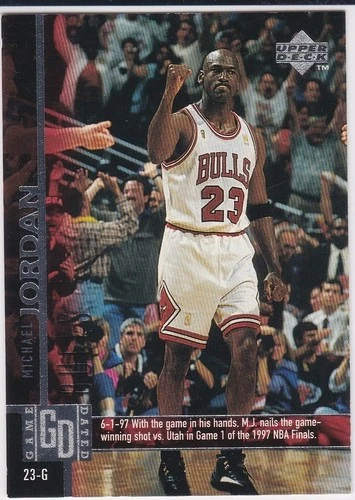 MICHAEL JORDAN Upper Deck Basketball 6.1.1997 GAME DATED Chicago Bulls Card