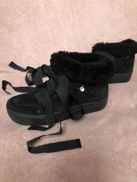 Women Billi Bi Boots Black Suede 36.5