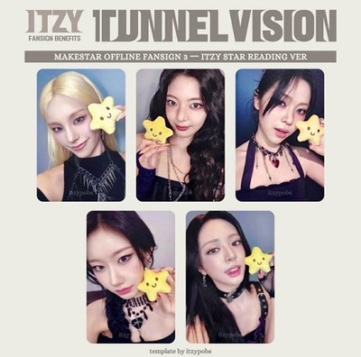 ITZY OFFICIAL TUNNEL VISION ALBUM MAKESTAR 3.0 JAPAN 5.0 POB