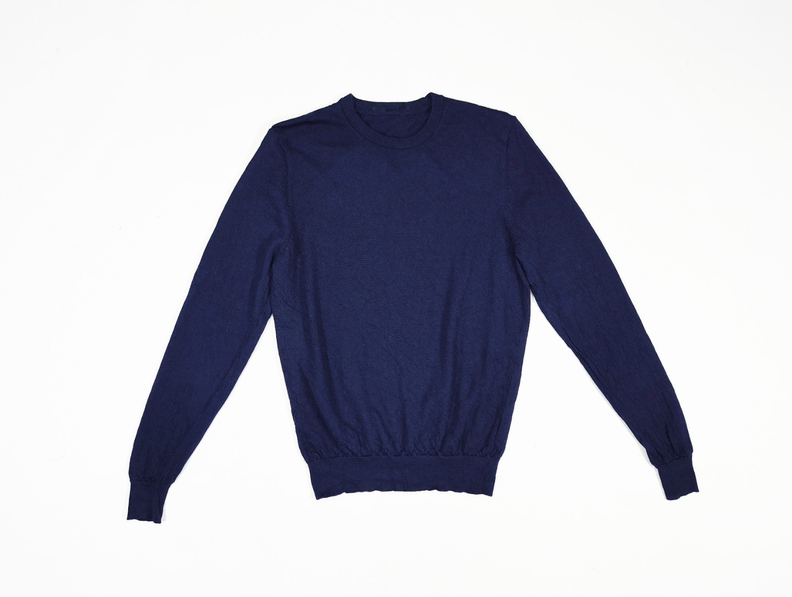 SUITSUPPLY Merino Wool Pullover Crew Neck Sweater Size S