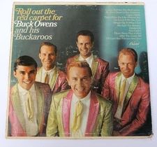 Roll Out the Red Carpet for Buck Owens & His Buckaroos Capitol LP Record Album