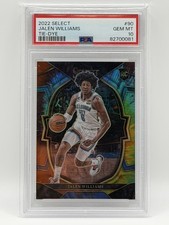 2022-23 Select JALEN WILLIAMS Tie-Dye Prizm /25 RC PSA 10