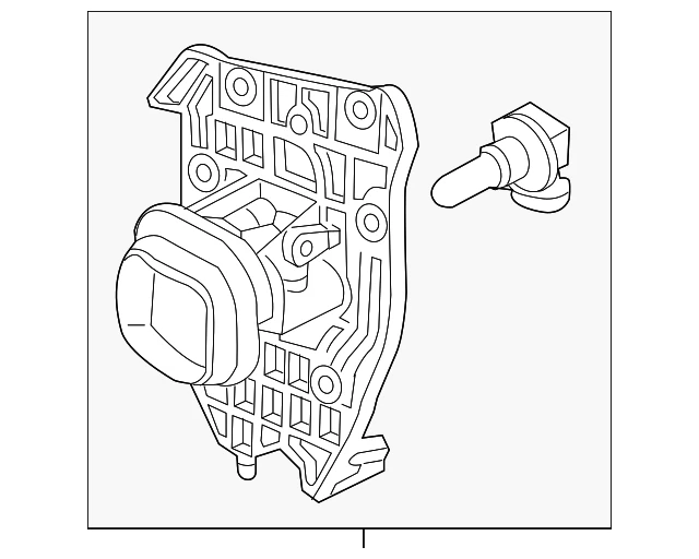 Conjunto de faros antiniebla originales Ford BC3Z-15201-A Foto 3 de 4