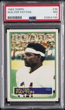 1983 TOPPS #36 WALTER PAYTON PSA 7