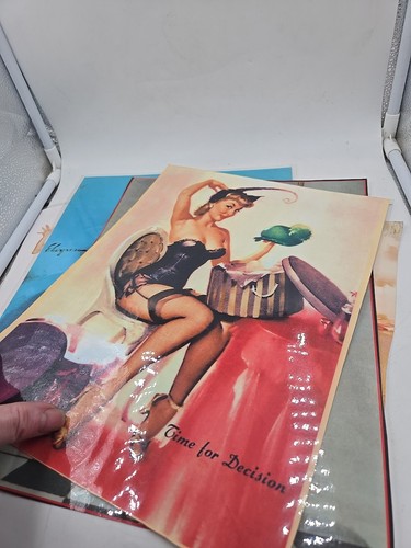 A Lot 13 Vintage Poster/photo Ladies - Picture 9 of 14