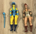 Lot Of 2 Vintage 80s HE-MAN Masters Of The Universe Teela & Evil-Lyn Doll