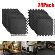 12/24PC Interlocking EVA Foam Puzzle Mat Gym Home Exercise Flooring Tiles