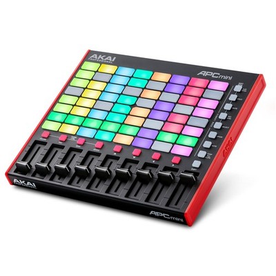 Akai Professional APC Mini MK2 - USB MIDI Pad Controller for Clip Black