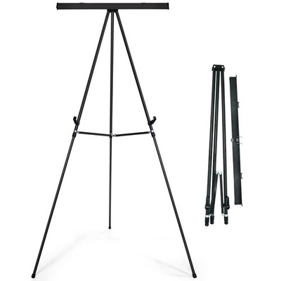 Aluminum Flip Chart Display Easel Stand with Adjustable Floor for Boardroom, ...