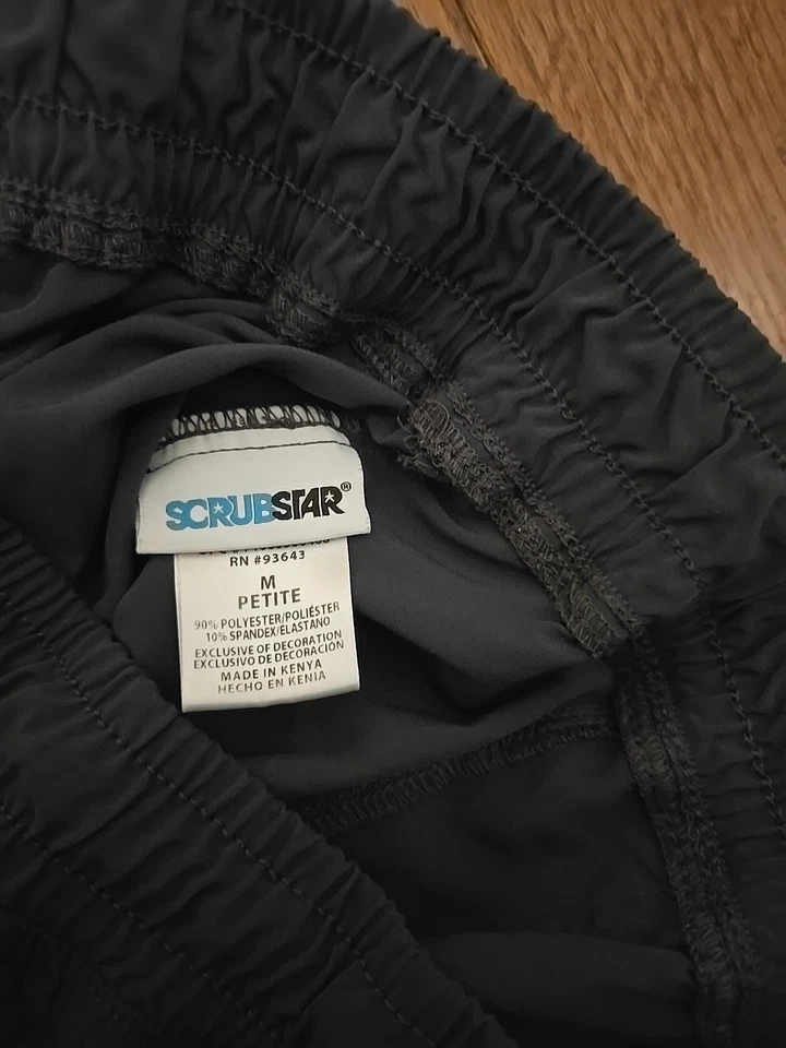 Pantalones Médicos Scrubstar Multi Bolsillo Cintura Elástica Estilo # SSL09841B Talla Mediana Foto 2 de 3