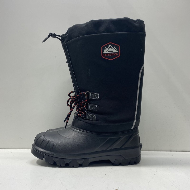 GKSi Men Snow Expedition 83-4500 Black Synthetic Lace-Up Boots Size 14