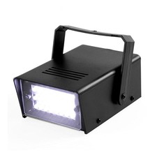 Mini LED Strobe Light White Color with 24 Super Bright LED Variable Speed Con...