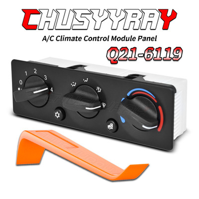 1x A/C Climate Control Module Panel Q21-6119 for Peterbilt Truck