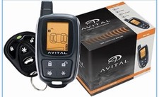 Avital 5305L Car Alarm with Remote Start, Remote  Key Fob System