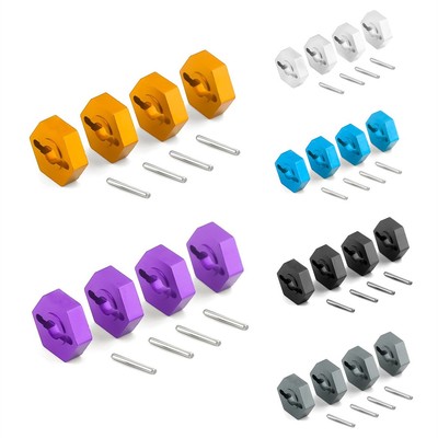 4PCS 12MM WHEEL HEX HUBS FOR TRAXXAS 1/16 E-Revo slash 4WD VXL RC Car Vehicles N