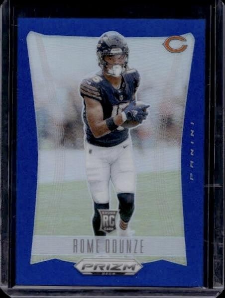 2024 Panini Prizm Deca #53 Rome Odunze Blue Prizms #/149