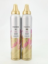 Pantene Pro V Curly Soft Curls Shaping Mousse Hair Styler 6.6 oz Lot of 2 NO CAP