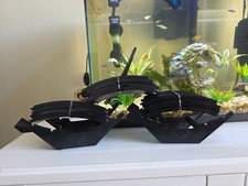 AFX TOMY AURORA Slot Car Full Loop Track-12 track pieces w/ two stands-NOS