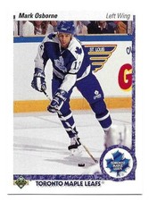MARK OSBORNE 1990-91 UPPER DECK CARD NEAR MINT+ CONDITION