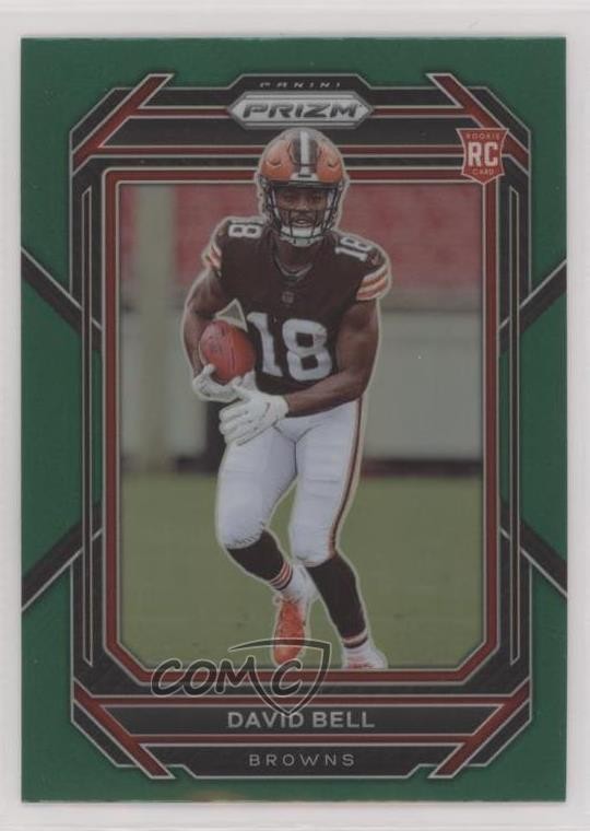 2022 Panini Prizm Rookies Green Prizm David Bell #334 uk2