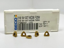 Insertos de carburo nuevos SECO 218.19-100T-MD06 79711 grado F25M 15 un.